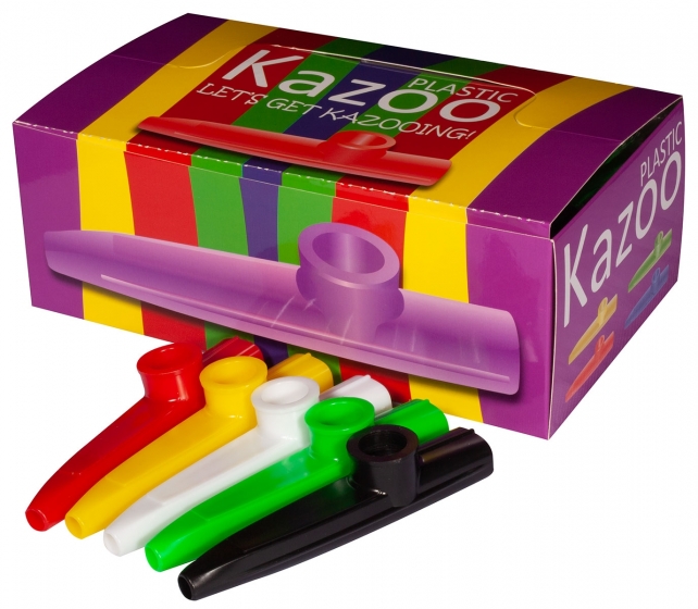 Montford Plastic Kazoo - 24 pieces - Various Colours