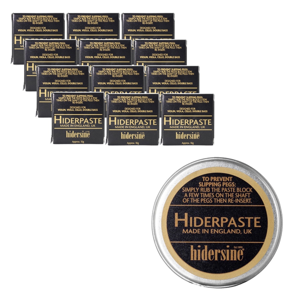 Hidersine Hiderpaste Peg Paste 30H - BOX OF 12