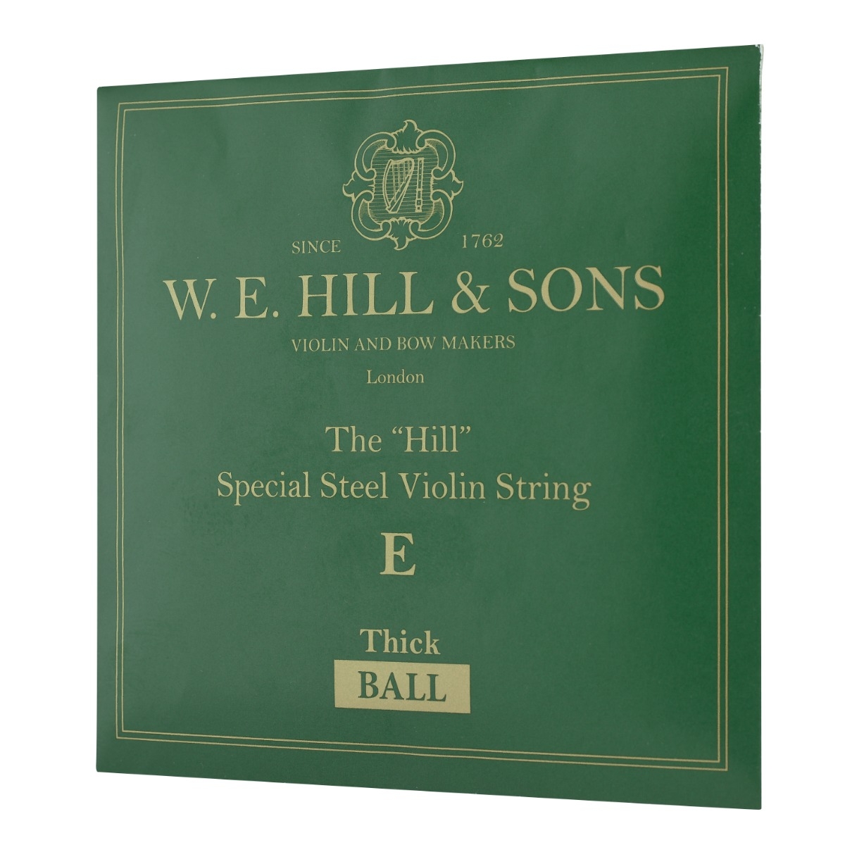 W. E. Hill Violin String E. Ball End. Strong