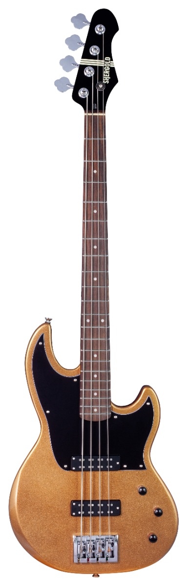 Shergold Libertine Standard Bass SBL15 Metallic Gold Gloss
