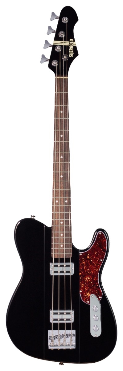 Shergold Telstar Standard Bass SBT14 Black Gloss