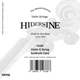 Hidersine Violin String G Synthetic Core 1/2 - 1/4