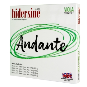 Hidersine Andante Viola String SET 4/4 - 3/4
