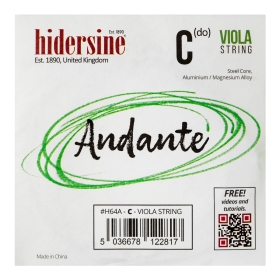 Hidersine Andante Viola C String 4/4 - 3/4