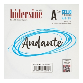 Hidersine Andante Cello A String 4/4 - 3/4