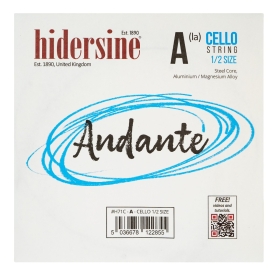 Hidersine Andante Cello A String 1/2
