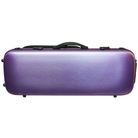 Hidersine Viola Case - Polycarbonate Oblong Brushed Purple