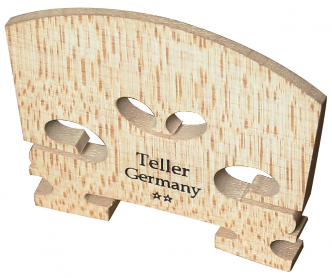 Violin Bridge - Teller Model. Uncut. 1/2
