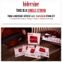 Hidersine Artista Violin G String – Silver Wound, Synthetic Core – 4/4–3/4 Size