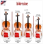 Hidersine Artista Violin A String – Aluminium Wound, Synthetic Core – 4/4–3/4 Size
