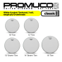 Promuco Classic Drumhead White Coated 12"