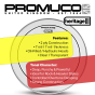 Promuco Heritage Drumhead 2-Ply Oil-Filled 12"
