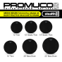 Promuco Stealth Drumhead Black Mesh for Digital Drum Kits/Silencing Acoustic Drumkits 14"