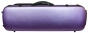 Hidersine Violin Case - Polycarbonate Oblong Brushed Purple