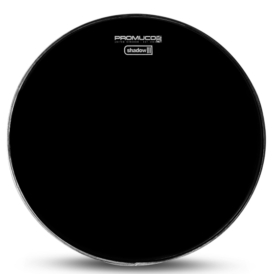Promuco Shadow Drumhead Black Bass Drum 20"