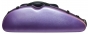 Hidersine Violin Case - Polycarbonate Halfmoon Brushed Purple