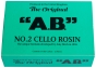 Amy Birch ‘AB’ Cello Rosin – Dark – Medium Size - BOX OF 12
